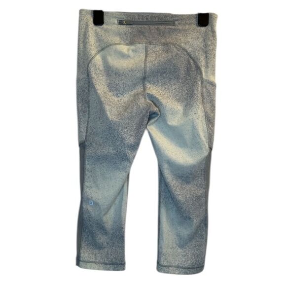 LULULEMON Speed Up Crop Mesh 21" Ocean Spray Gray Cast - Picture 4 of 9